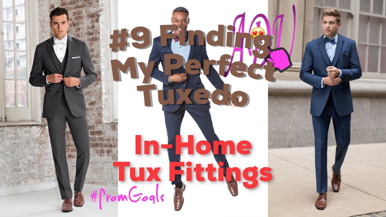 9 Finding My Perfect Tuxedo InHome Tux Fittings! YouTube