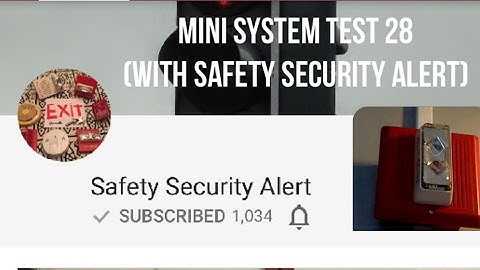 Mini System Test 28 (With Safety Security Alert!) [SXL-EX]