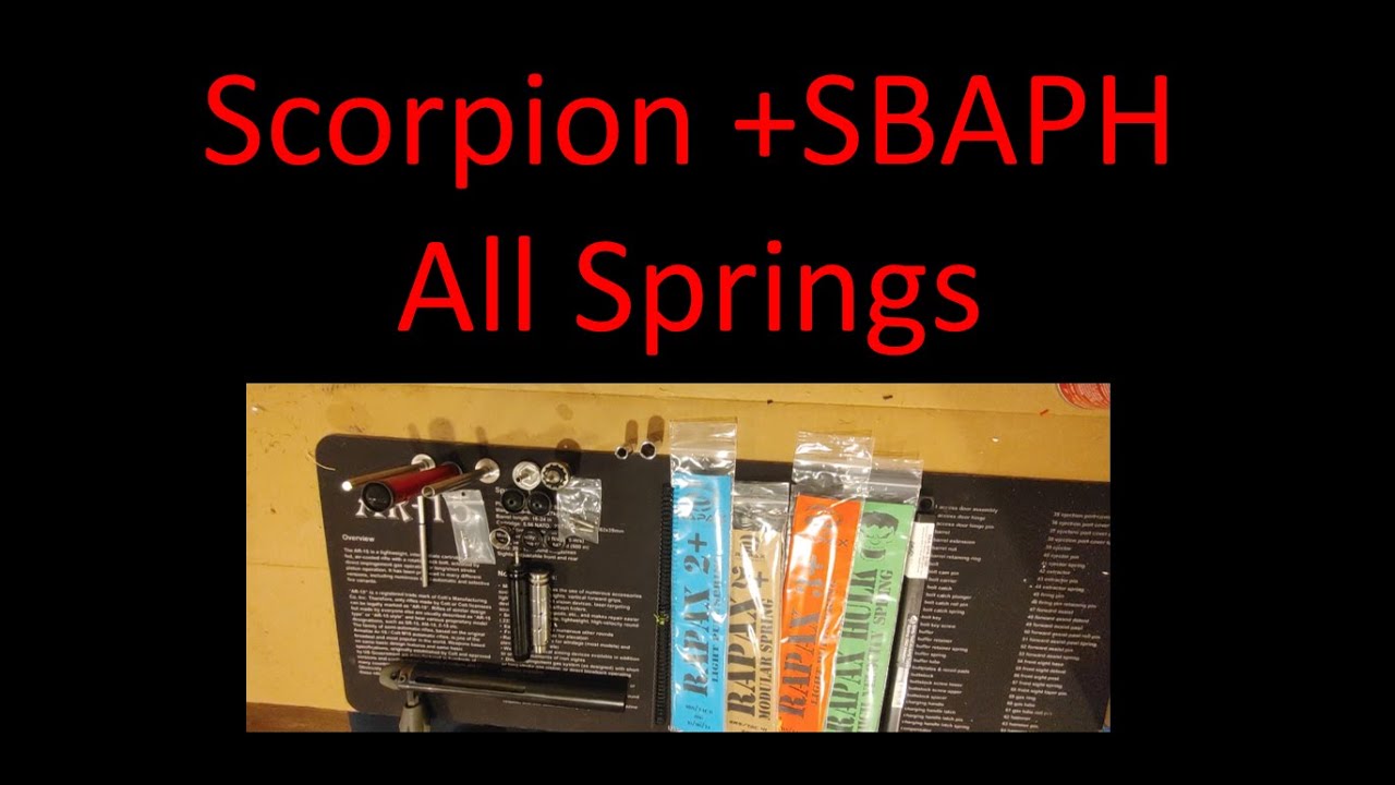 Silverback Tac41 Upgrade Series 6 4 Springs, Scorpion Piston, and