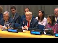 President Trump participates in the Global Call to Action on the World Drug Problem. United Nations,