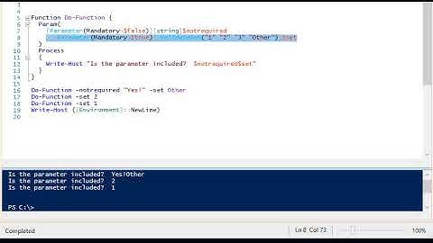 PowerShell: Validate Set Parameter