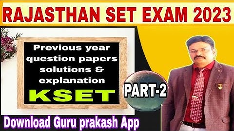 Rajasthan SET exam 2023 ।। SET previous year questions ।।#rset #santkripabiologyclasses #rset2023