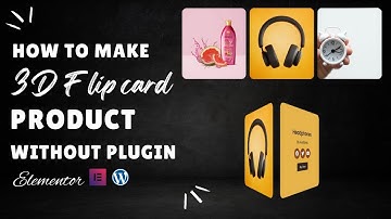 How to make 3D flip Card in Elementor without plugin | Moon Digitech