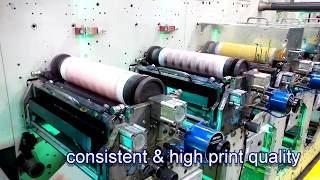 Acercon Register Control System On 10 Color Flexo Press