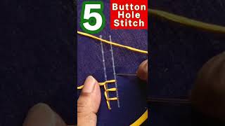 Button Hole Stitch కాజా కుట్టు #rahanashreehomemaker #embroidery #handbroidery #creativearts #diy