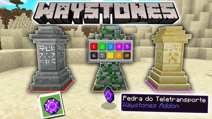 🔥 Multiplayer Waypoint System! Novo ADDON de WAYPOINT para MULTIPLAYER no  MINECRAFT PE 1.19! 