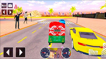 Tuk Tuk auto rickshaw driver 3D game - #53 auto rickshaw driving game - Android iOS Gameplay