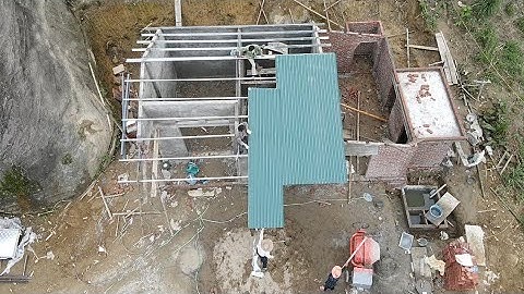 Lợp Mái Nhà 2 Mẹ Con Bà Mà - Lý Do A Tủa ĐI VẮNG ?Cói Lalin