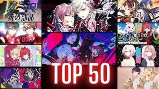 Top 50 Ranking of Nijisanji Duet Cover Songs