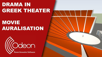Drama in Greek theater - ODEON 19 Movie Auralisation (Listen with headphones!)