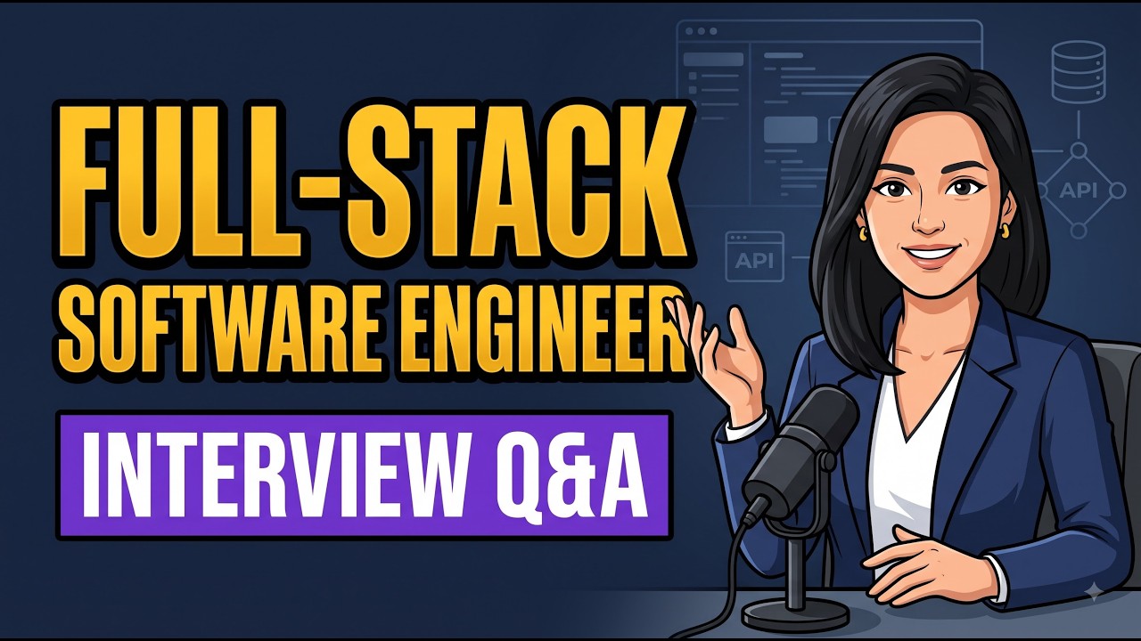 Full-Stack Software Engineer Interview Questions and Answers - YouTube