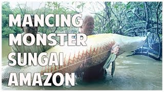 CATCHING HUGE GIANT FISH THE MONSTER OF AMAZON RIVER #katroid