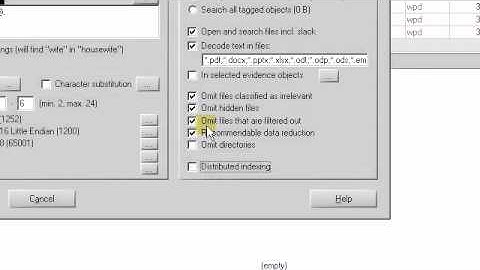 Video10 - Indexing a Case Using X-Ways Forensics