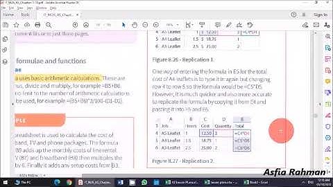 9626 Chapter 8 Spreadsheets - Referencing