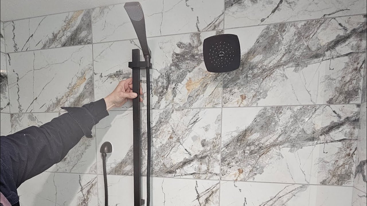 How to Drill and Anchor to Tile Shower Wall YouTube