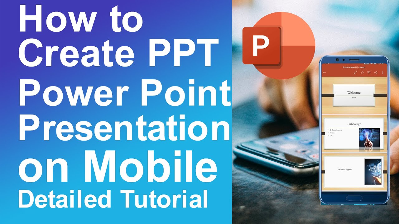 how to do ppt presentation in mobile