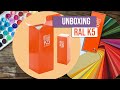 Unboxing ral k5 shade card  ral color chart presentation  official ral partner  ral color books