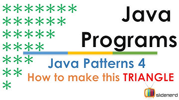 59 Java Patterns Triangle 3 Code |