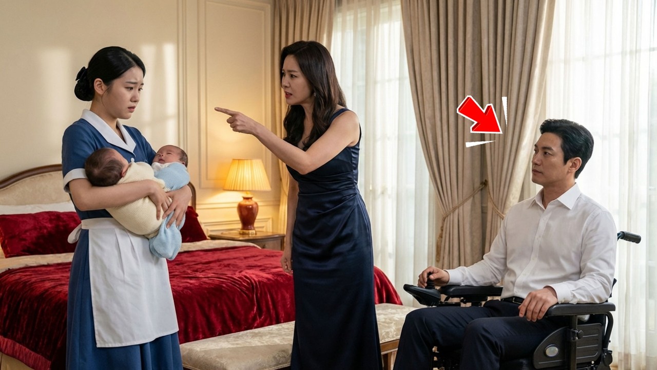 억만장자가 여자친구와 쌍둥이를 시험하려 마비를 가장하다가 가정부가 진실 발견 👍🔔📢