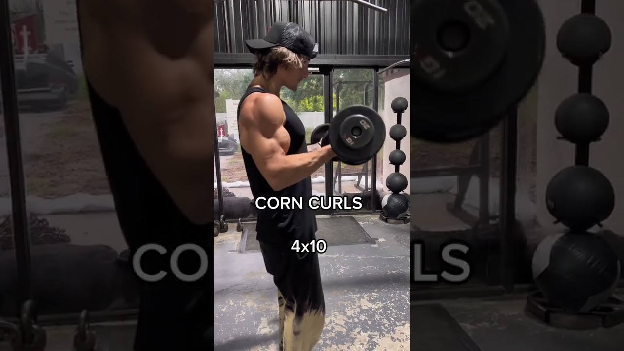 CORN CURLS! Include this exercise into your arm workout! 