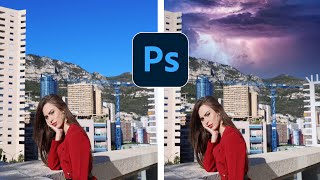 Photoshop 2021 Tuto : Changer Le Ciel Automatiquement  4K