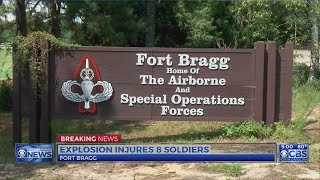 Explosion injures 8 Fort Bragg soldiers during training exercise on post