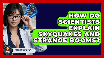 How Do Scientists Explain Skyquakes And Strange Booms? - Strange Science HQ
