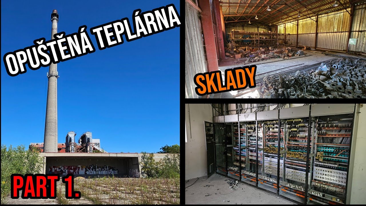Obrovská opuštěná TEPLÁRNA SKLADY ! - Part 1. [ URBEX ]