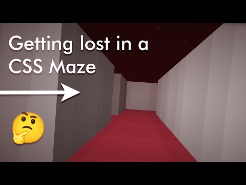 Is it possible to create a retro 3D maze using CSS-ONLY!?