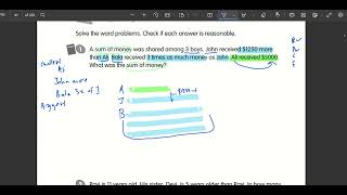 4 Operations Word Problems 5A WB Pg 41 Q1