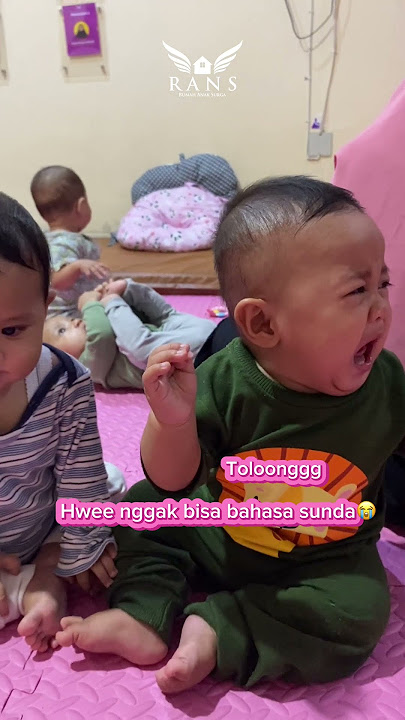 Ketika baby falah berusaha ngajak baby el main pake bahasa sunda tapi baby el gapaham bahasa sunda🤣😆