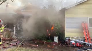 RAW: Crews Battle Rancho Cordova House Fire