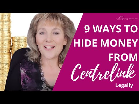 9 ways to legally hide money from Centrelink Age Pension #HideMoneyFromCentrelink