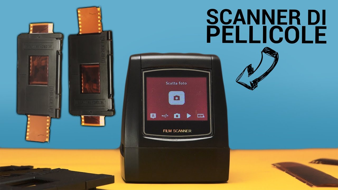 Un MINUSCOLO scanner per digitalizzare diapositive, pellicole e negativi!  (110, 126, 35mm) - YouTube