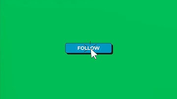 Green Screen Follow Button Animation | 4K | Global Kreators