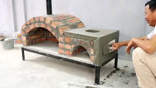 Wow Wow /  Build a wood stove with beautiful iron legs