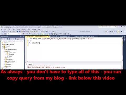 Cannot drop database because it is currently in use Cannot drop database because it is currently in use
