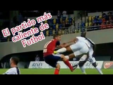IMPERDIBLE- El partido más caliente de futbol (Golpes, Faltas, Expulsiones)
