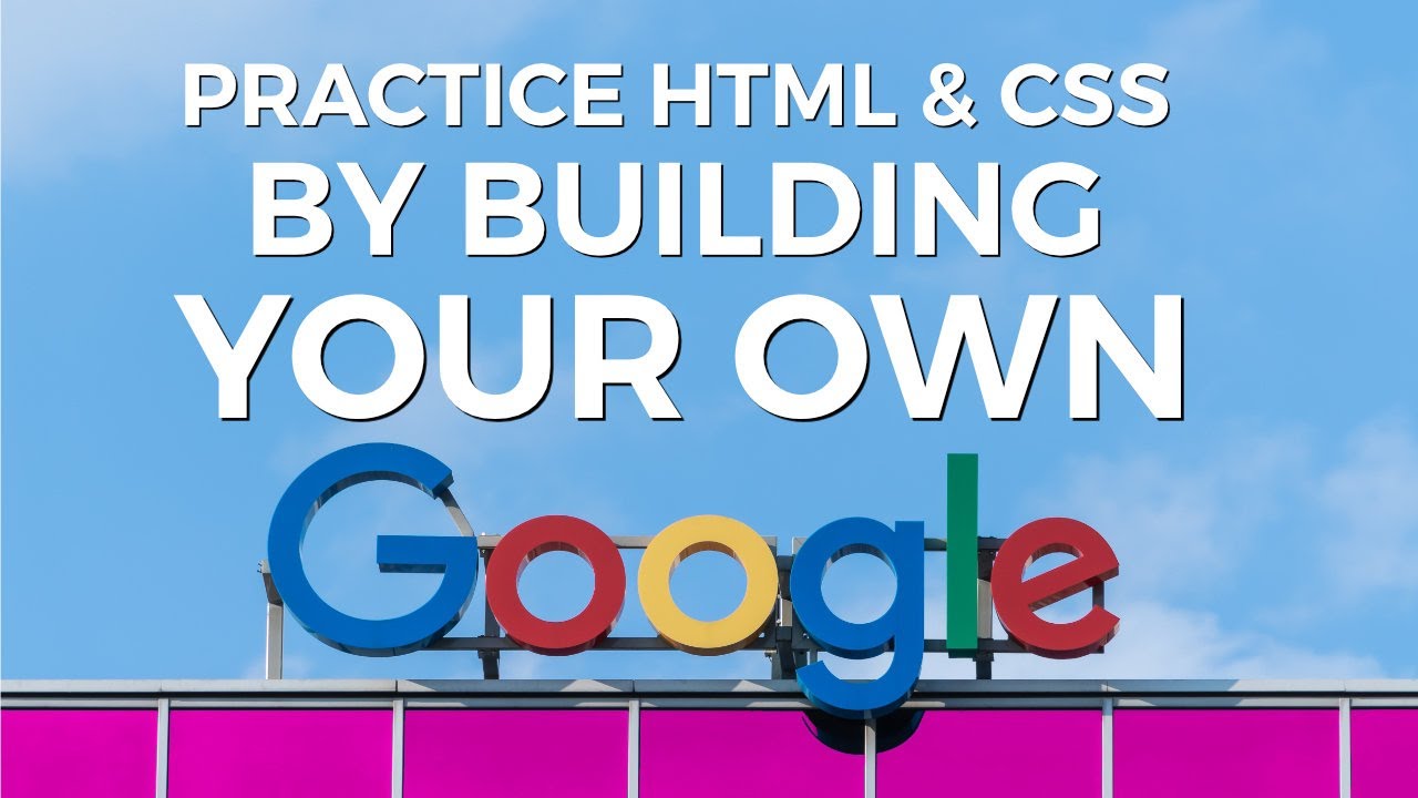 Practice HTML and CSS by Building Google » Rad Devon