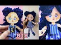 How to Make an Articulated Paper Doll with Yarn Hair ✂️💖 | Step-by-Step DIY Paper Doll Tutorial