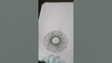 Beautiful Spirograph 2 colors #asmrspirograph #artspirograph #art