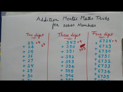 How To Do Addition Of Series Numbers In Just 5 Sec!!! Mental Maths Tricks By Pratik Patel