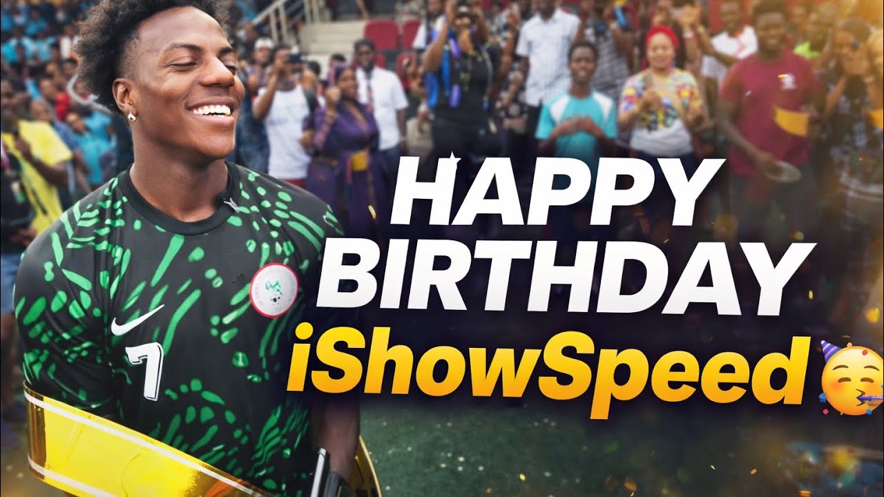 Nigerian Fans Almost Made iShowSpeed Cry on His Birthday