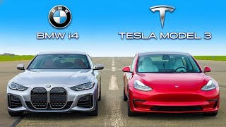 BMW i4 vs Tesla Model 3 – The EV Battle Everyone Ignored! ⚡
