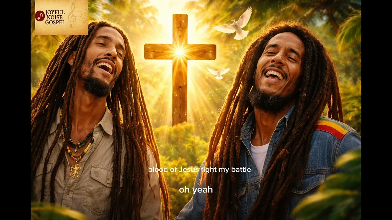 Julian Marley ft bob Marley blood of Jesus fight my battle (official gospel lyrics video download)