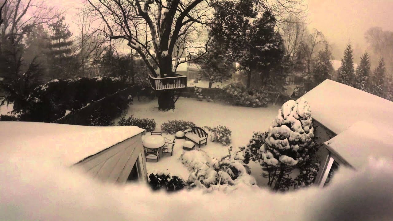 Snowzilla 2016 Timelapse - YouTube