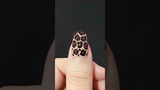أسهل طريقة لعمل مناكير التايجر أو النمر Easy leopard nail tutorial | Leopard Print Nails