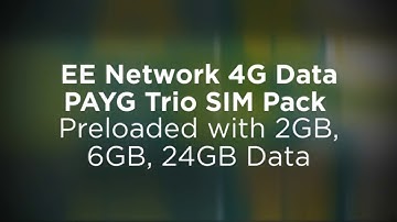 EE Network 4G Trio PAYG Data SIMS at Mobile Links E13 8HJ