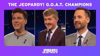 Jeopardy Goats Describe What Its Like To Play Against Each Other  Jeopardy