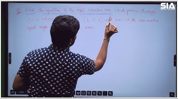 find the equation of right circular cone